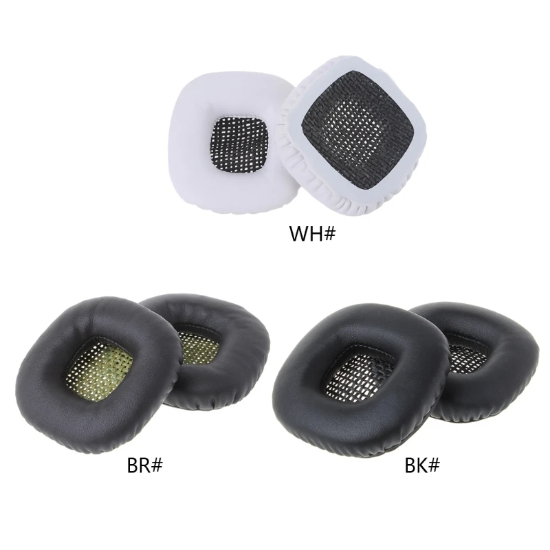 

1Pair Replacement Leather Sponge Ear Pads Earmuffs Cushion Protector for marshall Major I II Headphone Headsets