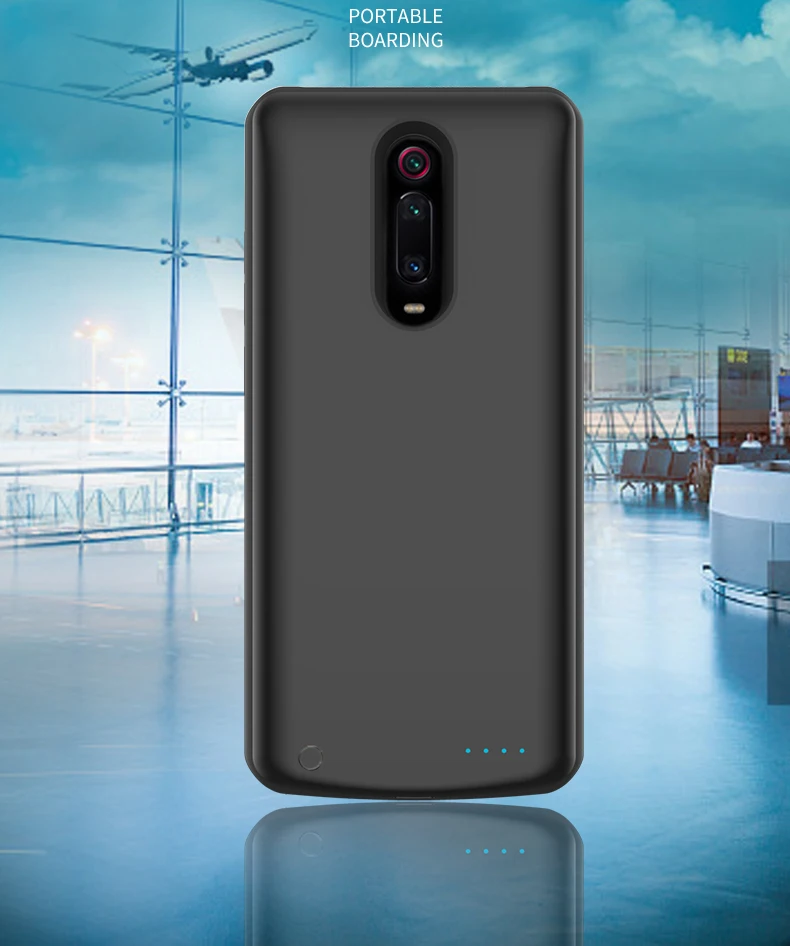 Силиконовый противоударный чехол для зарядного устройства для Xiaomi Mi 9T резервного питания чехол для Xiaomi Mi 9t Pro зарядное устройство задняя крышка чехол