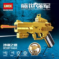 building blocksgolden desert eagle 327pcscompatible with traditional bricks sizegood gift choice for kids or adults
