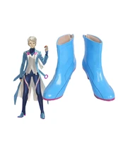 pokemon go blanche team mystic team leader cosplay boots shoes custom made