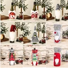 2021 Рождественское украшение для дома, цвет красный, зеленый, Санта-Клаус