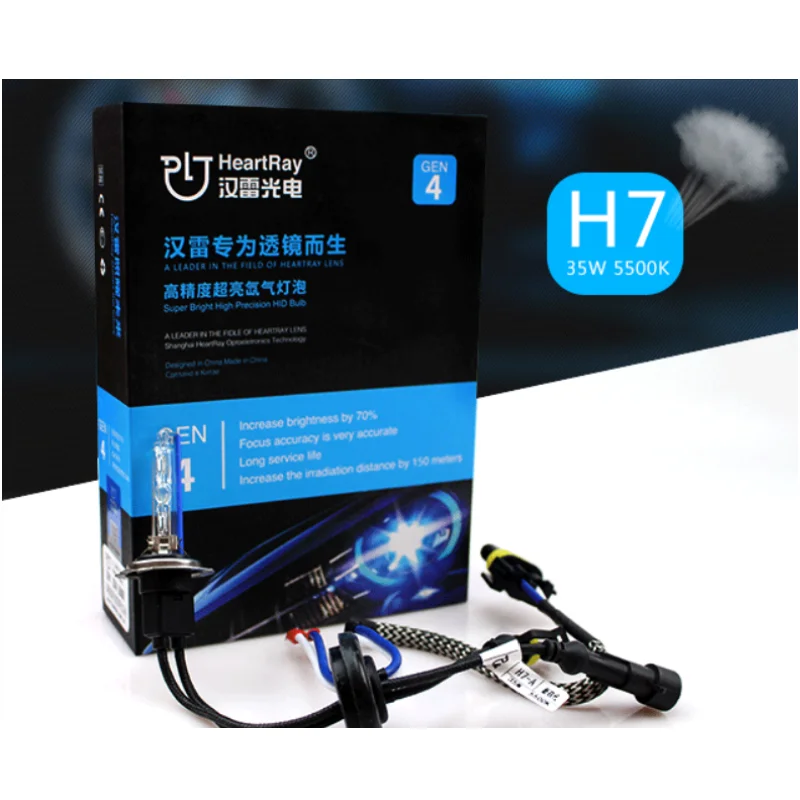 YY оригинальная ксеноновая лампа Heartray D2H H7 H11 H1 H8 HB3 HB4 4300K 5500K 6500K HID лампы для фар DLT F5