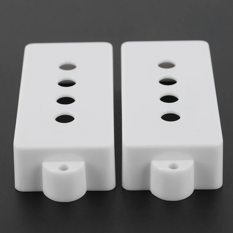 2PCS Electric Guitar PB P-Bass Pickup Covers 28.5MM Space white Great Replacement White | Спорт и развлечения