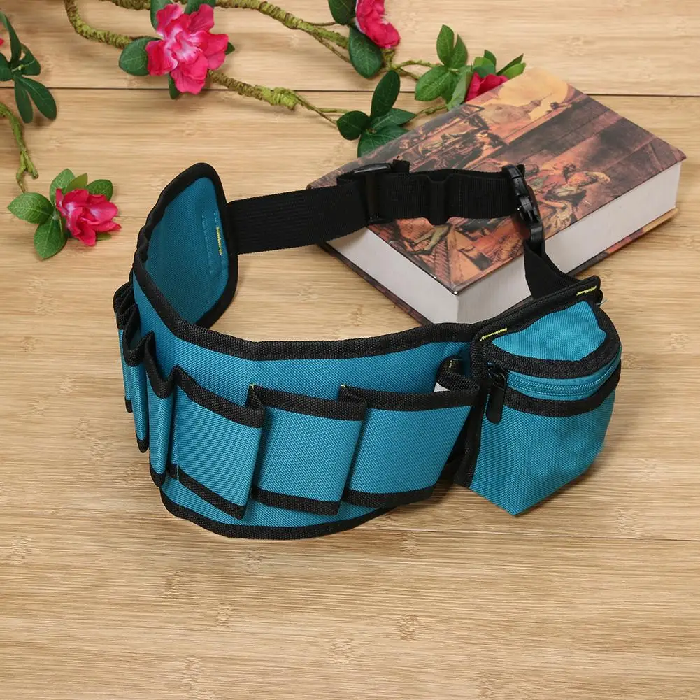 

Multi-pockets Tool Bag Waist Pockets Electrician Tool Bag Organizer Carrying Pouch Tool Bag Belt Waist Pocket Case for Storage