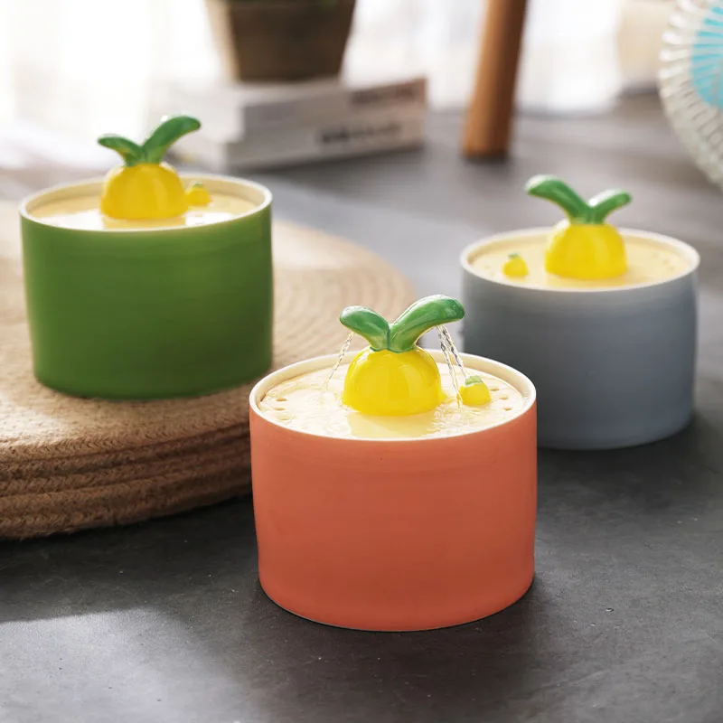 Автоматический фонтан для воды MADDEN Cat милая керамическая емкость домашних