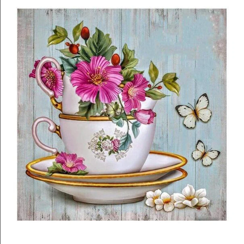 Алмазная живопись 5D сделай сам картина с полными квадратными/круглыми стразами