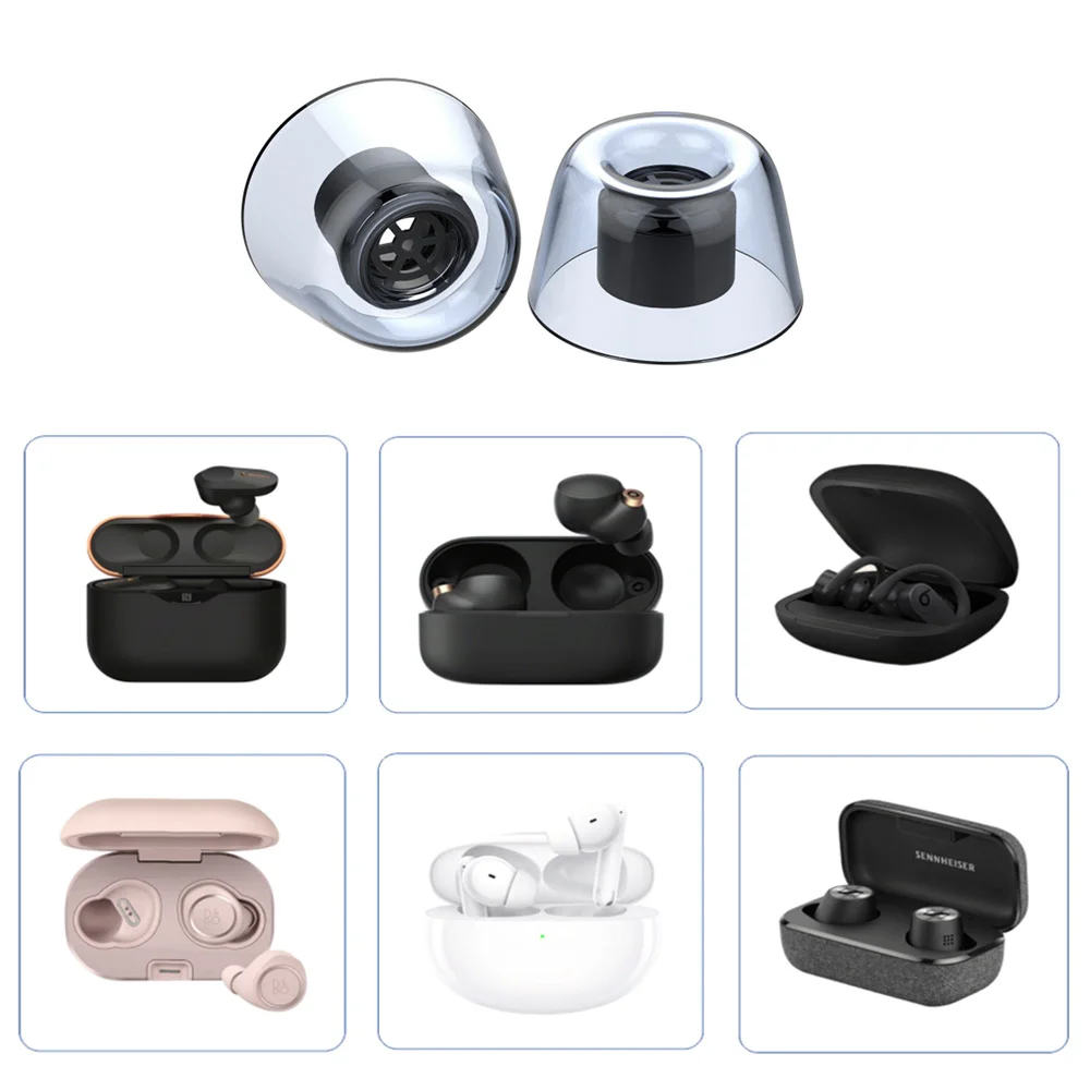 Латексные наушники-вкладыши для Sony WF-1000XM4 - TWS 4-6 мм Samsung SM-R170 WF-1000XM3 Huawei Freebuds H270 |