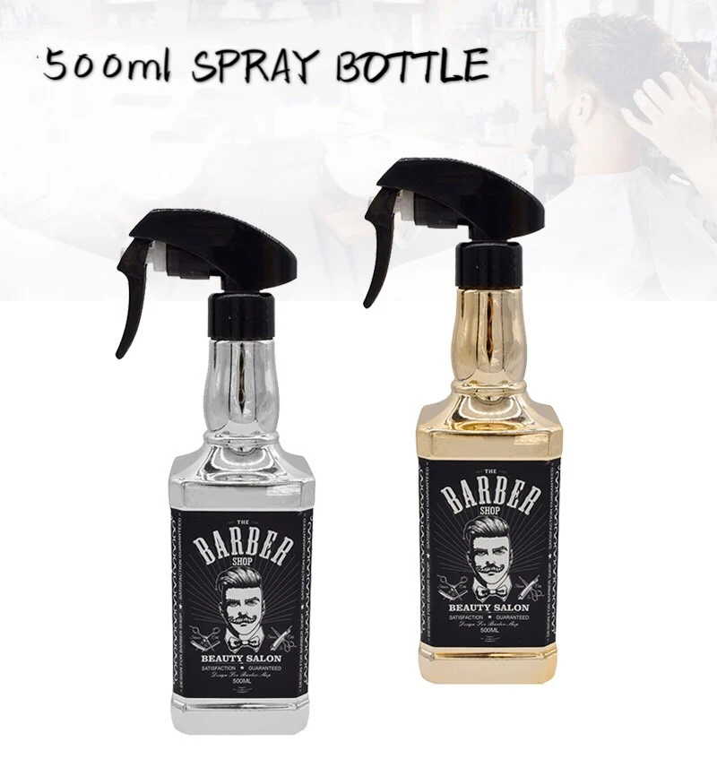 Bottle Salon Barber Hair Tools Water Sprayer Retro Whiskey O