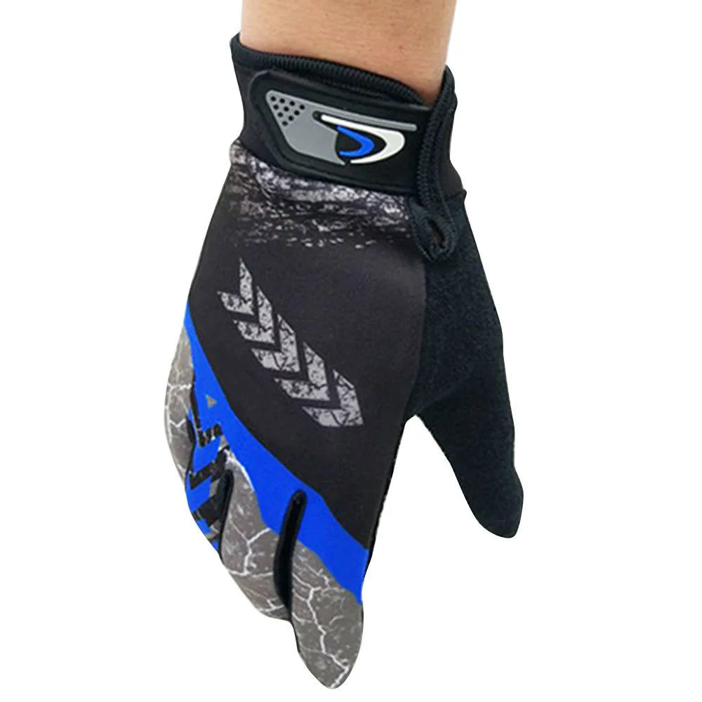 Перчатки с пальцами Нескользящие для езды на велосипеде мотоцикле защита от пота