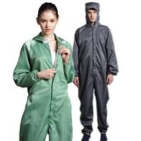 anti static coveralls clean clothes hood cleanroom garments clean food dust proof paint work clothing unisex protective overalls