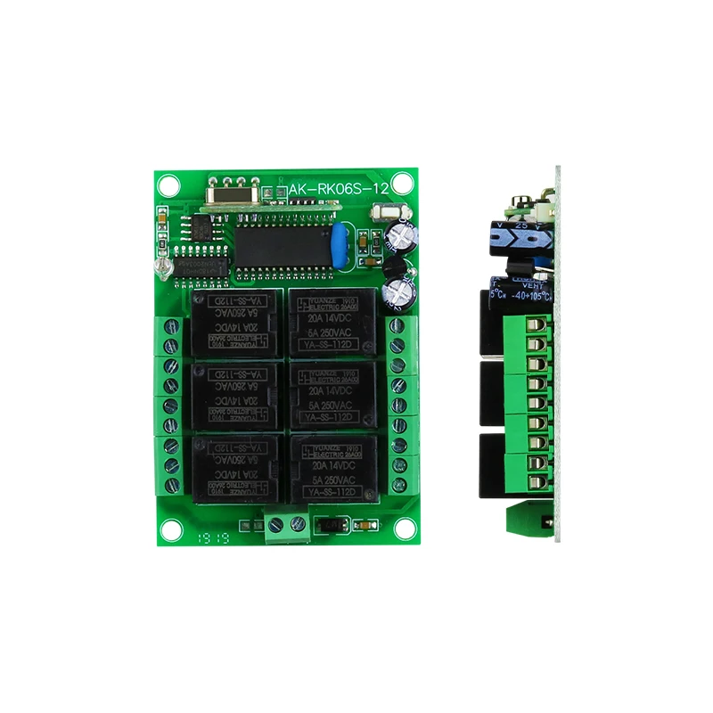 DC 12V 24V 36V 6 канальный РЧ Беспроводной переключатель системы дистанционного