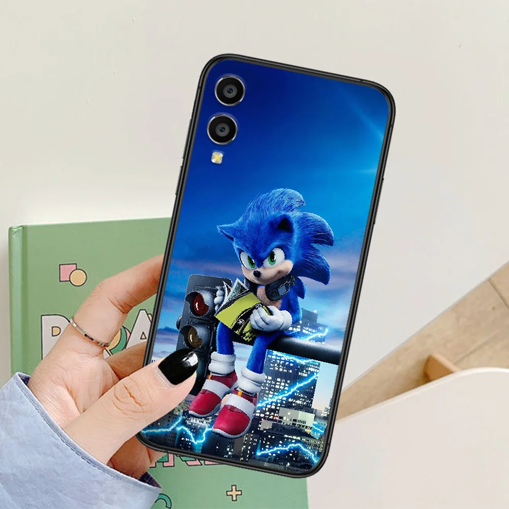 

Sonic Hedgehog Phone Case For Huawei Honor 6A 7A 7C 8 8A 8X 9 9X 10 10i 20 Lite Pro Play black Bumper Tpu Cover Trend Coque 3D