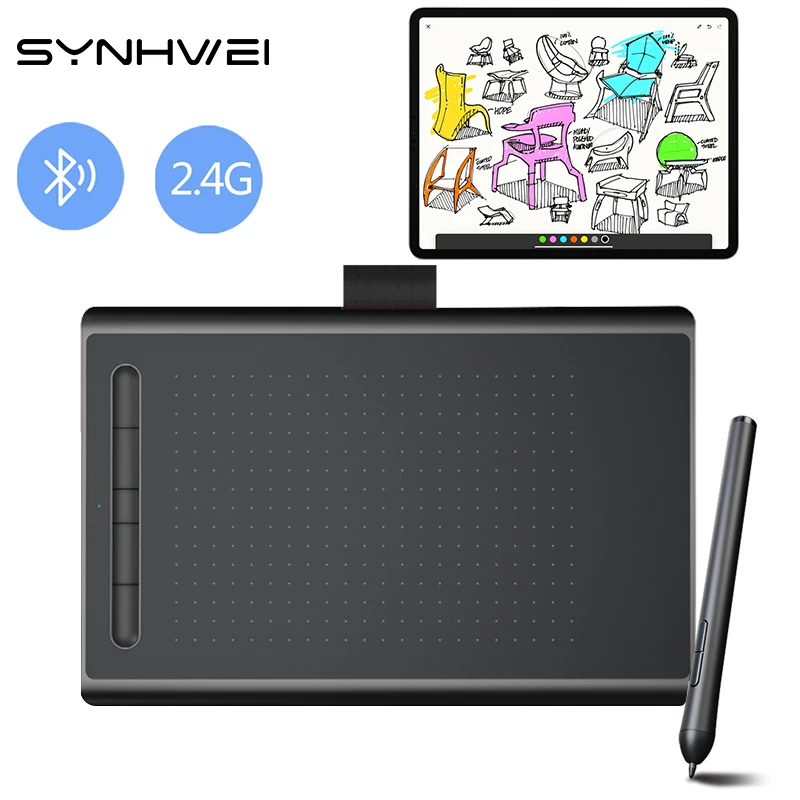 Графический планшет для рисования профессиональный цифровой 8 дюймов 8192 уровень