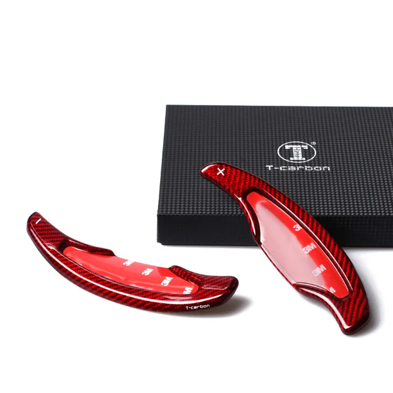 

lengthen Style Carbon fiber Steering wheel shifter paddle shift For Cadillac ATS ATS-L CT6