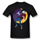 Футболка Marshall Lee Мужская с круглым вырезом, смешная хлопковая футболка с надписью Adventure Time в стиле аниме, уличная одежда в стиле Харадзюку