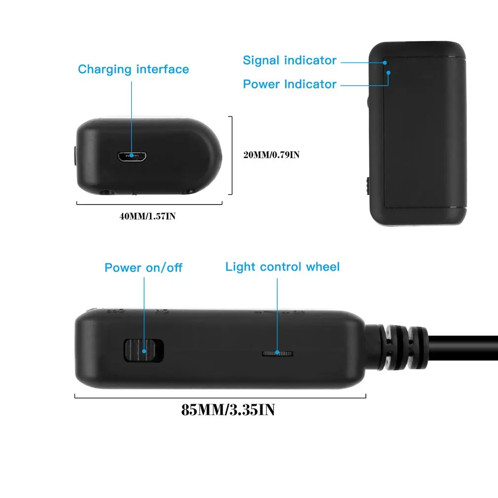 

Wifi 5.5Mm Handheld Endoscope Borescope Video Inspection Camera Portable Endoscope Hard Line Camera For F220