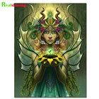 Абстрактное искусство женщины жизни 5D алмазная живопись полная картина квадратные круглые Алмазная вышивка распродажа цветочный портрет девушки, N2069