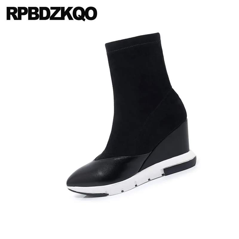 Женские замшевые ботильоны ручной работы роскошные брендовые ботинки из