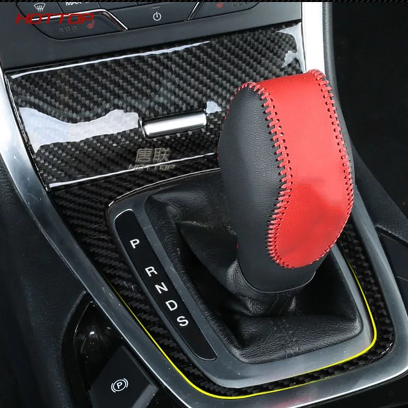 Наклейка на крышку переключения передач из углеродного АБС-пластика для Ford Edge 2015