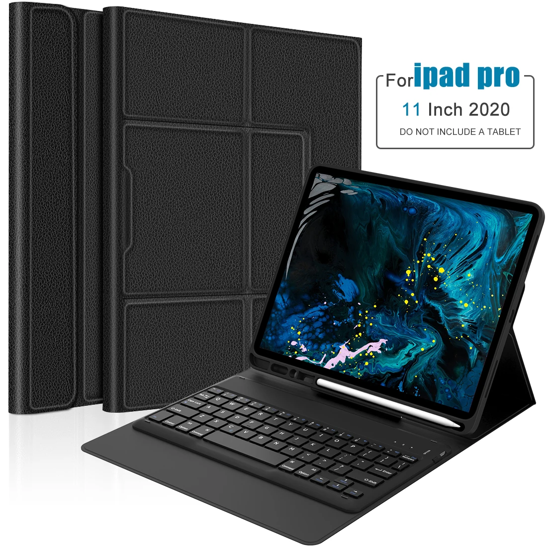 Для iPad Pro 11 2020 чехол Съемная Беспроводная подставка для клавиатуры США PU кожаный