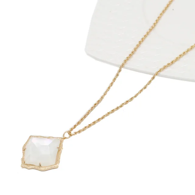 White Necklace Летние 3D Новые Модные висячие серьги с инкрустацией в виде воздушного змея, маленькие висячие серьги в форме воздушного змея с перламутром, инкрустация Купера, Женские Висячие Серьги - Окраска металла: White Necklace