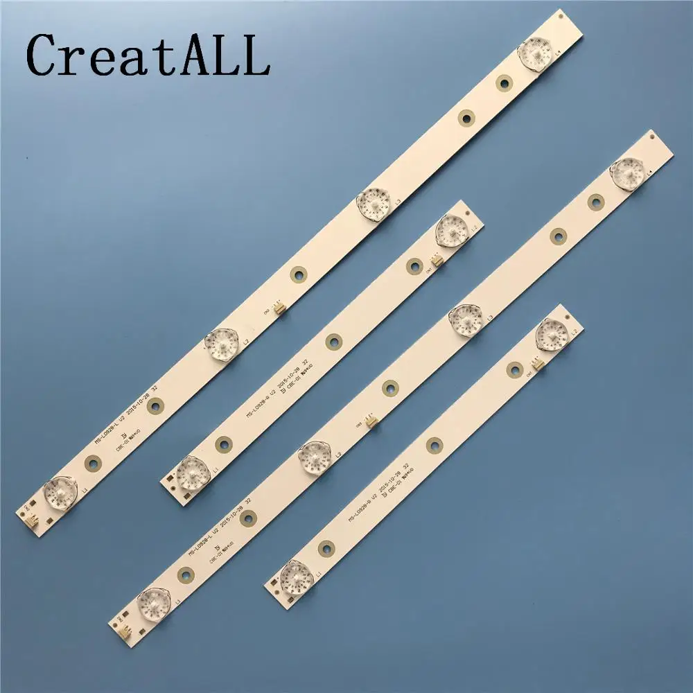 4 шт. светодиодный фонарь с подсветкой для AKAI AKTV3221 32 38P Smart JS D JP3220 041EC E32F2000 D32
