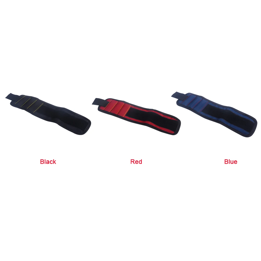 

Magnetic Wristband Portable Tool Bag Electrician Wrist Tool Belt Screws Nails Drill Bits Holder Repair Tools