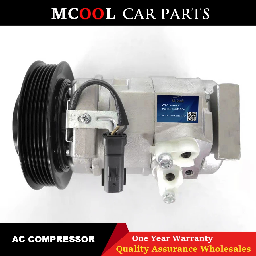 Компрессор переменного тока для автомобиля Chrysler Voyager 01-03 Dodge Caravan 01-07 2.4L AC