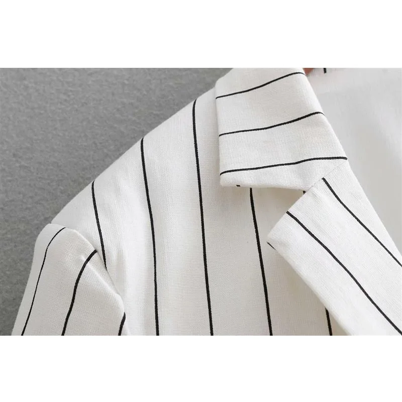 Элегантный женский летний костюм новинка 2018 модная маленькая куртка в