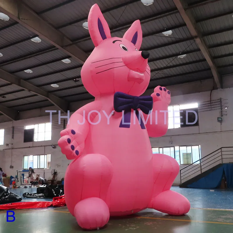 Free Shipping! 6m Custom Festival Rabbit Inflatable Cartoon Balloon For Promotion Advertising Model | Игрушки и хобби