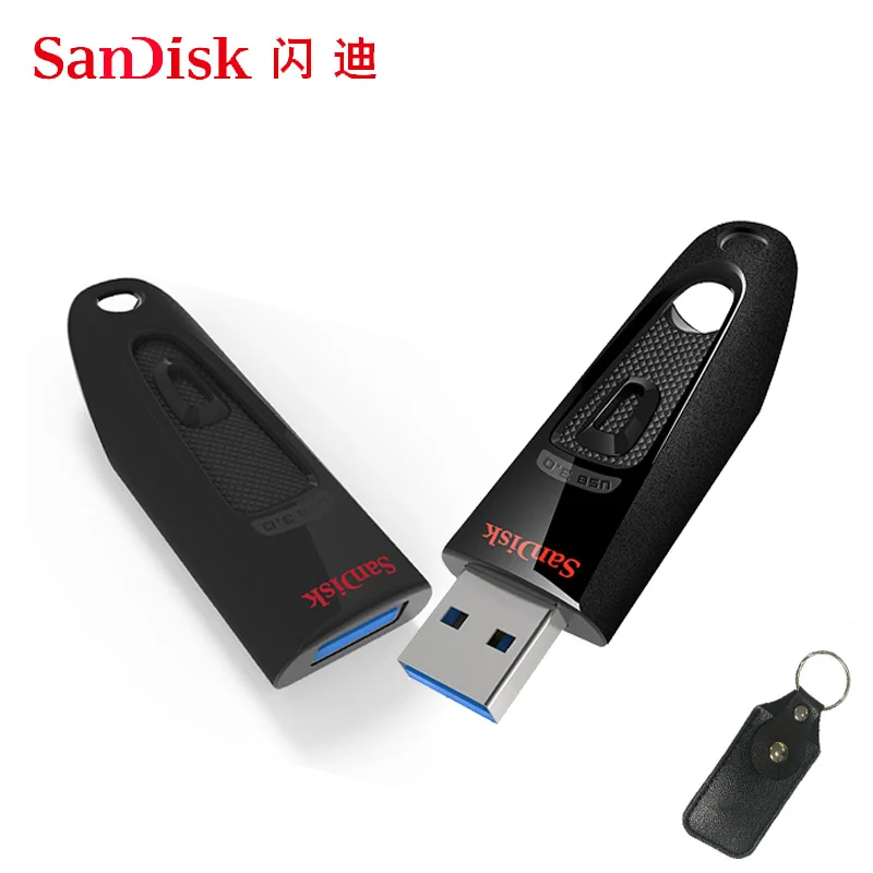 Sandisk USB 3 0 флеш накопитель 128 Гб 64 ГБ 32 256 16 диск на ключ памяти|USB флэш-накопители| |