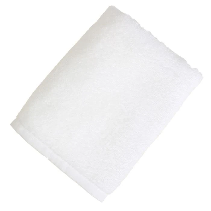 Полотенце махровое &quotЭкономь и Я&quot 100х150 см белый 100% хлопок 340 г/м² | Дом сад