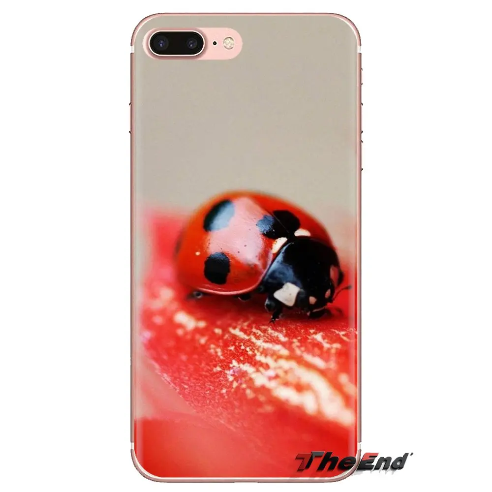 For Samsung Galaxy S3 S4 S5 Mini S6 S7 Edge S8 S9 S10 Plus Note 3 4 5 8 9 Silicone Case Covers Lady bug Ladybug ladybird Pattern |