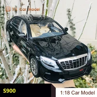 almost real car model new 118 black s900 car model alloy simulation collection gift