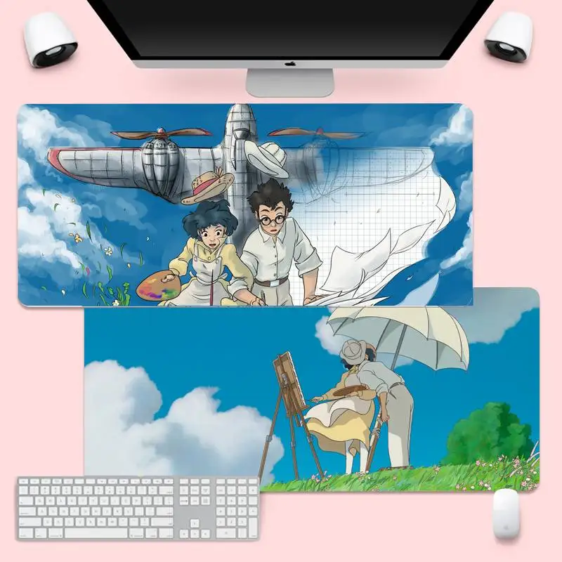 THE WIND RISES Silicone large/small Pad to Mouse Game Gaming Mousemat XL Large Keyboard PC Desk Mat Takuo Anti Slip Comfort Pad