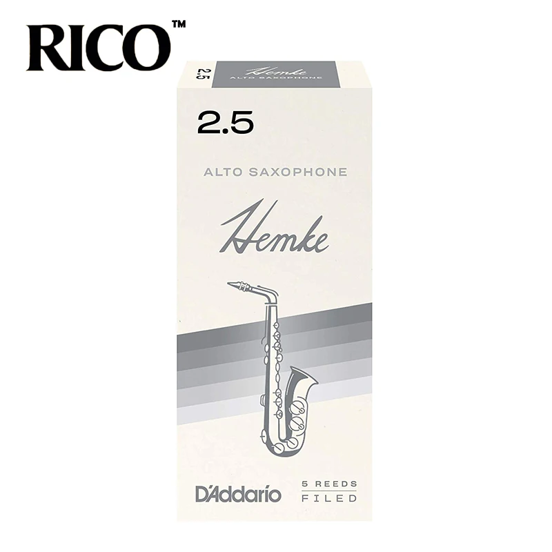 RICO Hemke трости для альт-саксофона/Саксофон альт EB сила тростника 2,5#, 3# коробка из 5