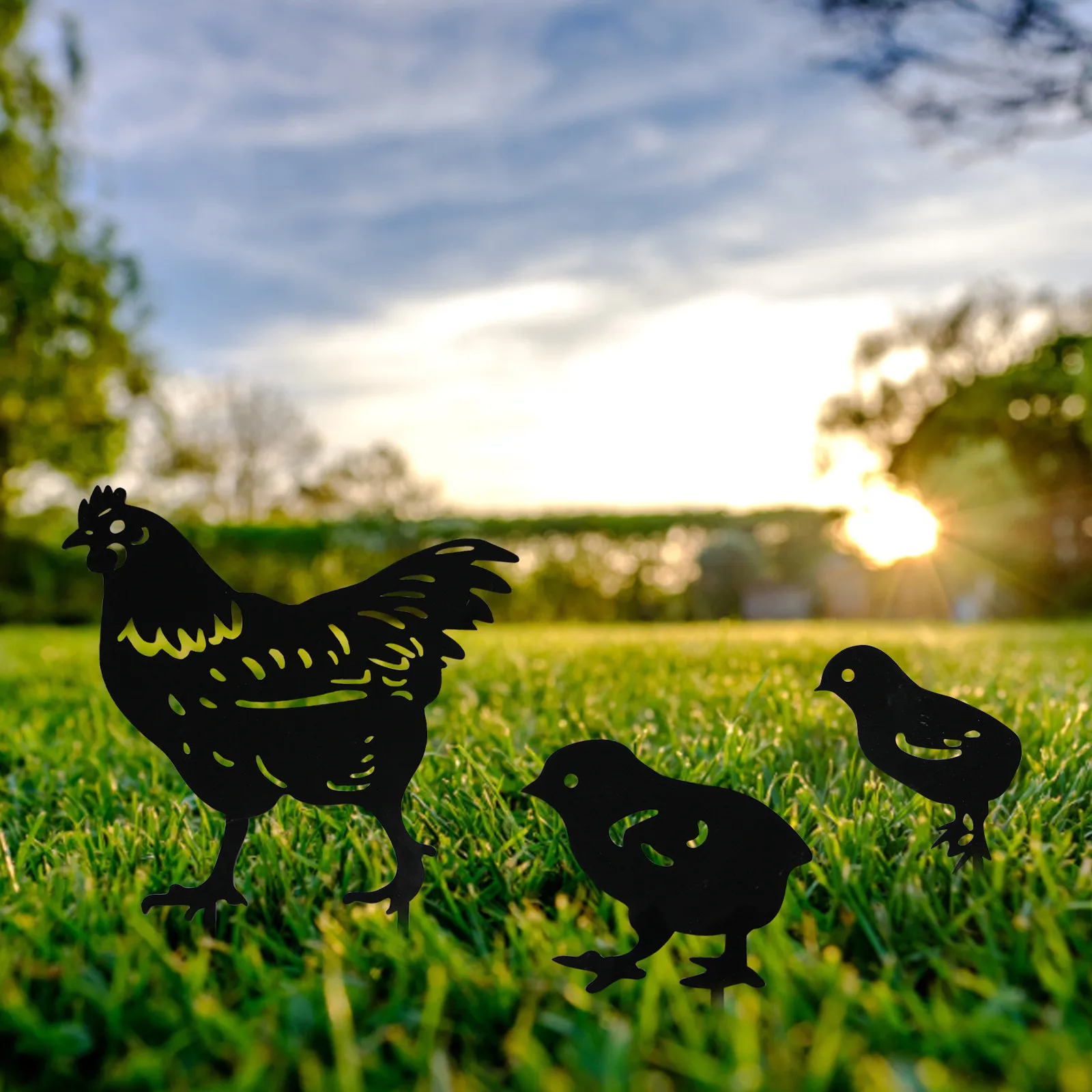 

Easter Art Garden Stake Lawn Backyard Decoration Chicken Farm Holiday Gift Funny Home Yard Decor wielkanoc tuin decoratie jardin