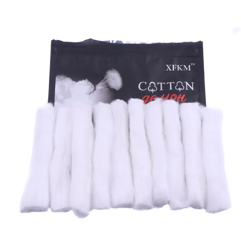 XFKM Devil 1bag/2bags RDA Cotton for RBA DIY Coil Atomizer Bacon Cleaning organic cotton | Электроника