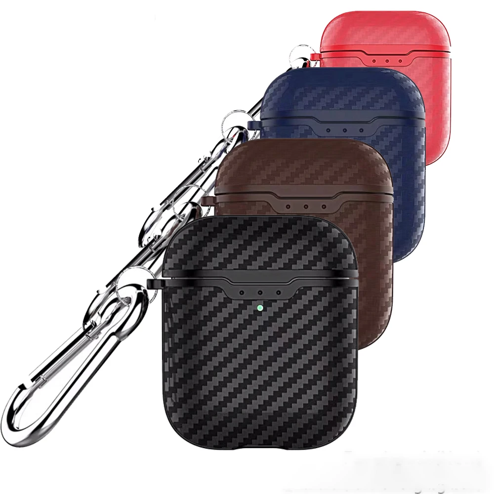 Мягкий чехол из углеродного волокна и бизнес Bluetooth Беспроводной наушники для Apple