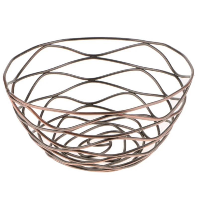 Сервировочный ёмкость для хранения Корзина Набор 14*14*6 5 см розовое золото овощи 1