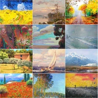 5d diy diamond painting landscape oil painting pictures cross stitch kit mosaic rhinestone embroidery full drill home decor gift