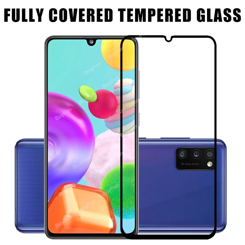 

9H Protective Glass on the for Samsung Galaxy A41 Screen Protector for samsun A41 A415 A 41 full cover tempered glass film