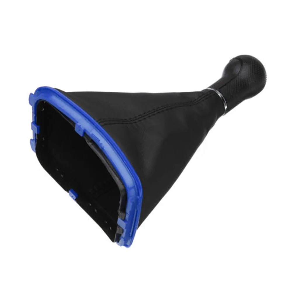 

5 Speed Gear Shift Knob Shifter Gaitor Boot Cover PU Leather For VW MK4 Car Shift Lever Boot