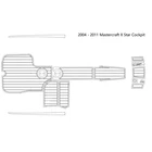 Напольные коврики из ЭВА под заказ, коврики из искусственного пеноматериала и тикового дерева, плавательная платформа, Нескользящие и противоударные коврики для 2004-2011 Mastercraft X