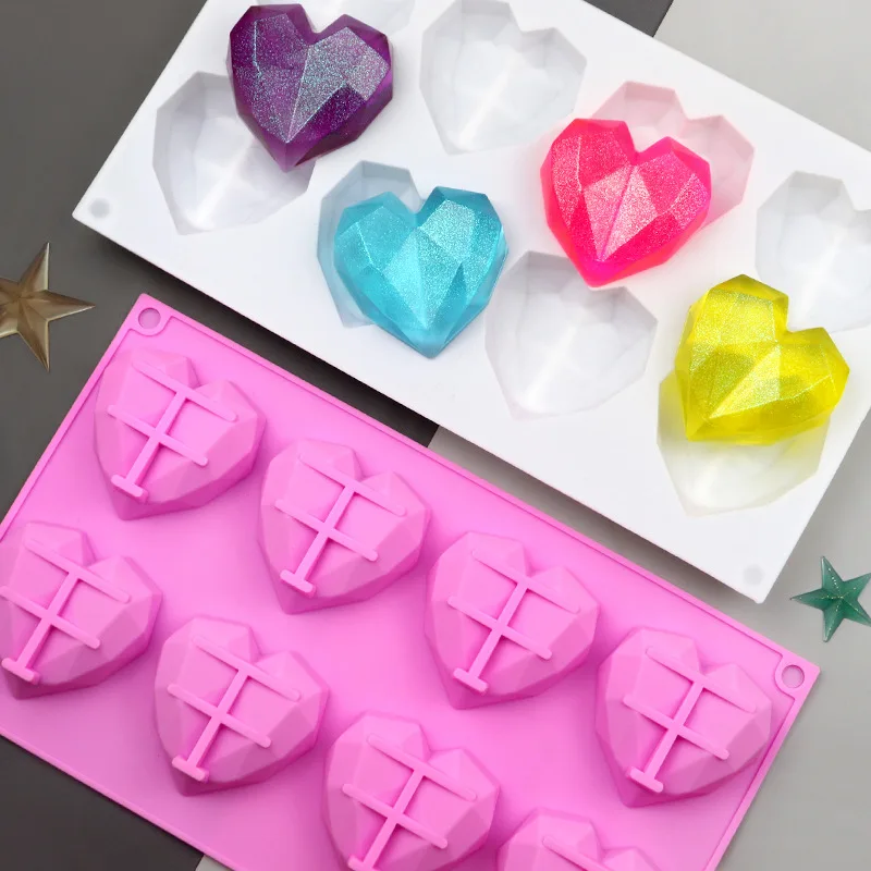 Homatter Cake Mold Silicone Baking Mould 3D Heart Shape DIY Handmade Chocolate Cookie Kitchen Bakeware | Дом и сад