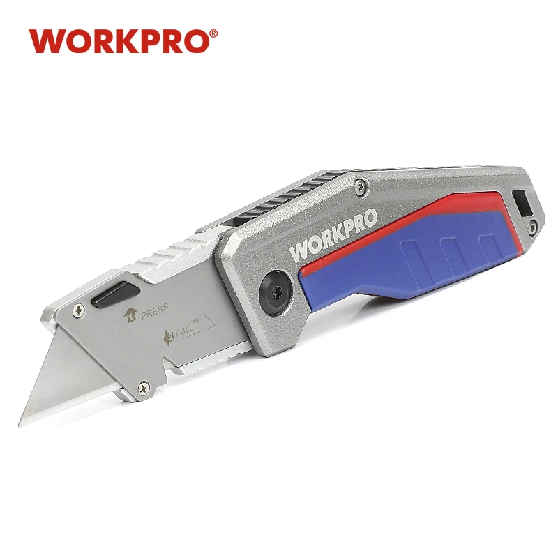 Складной нож WORKPRO безопасные ножи алюминиевая ручка для резки труб|Ножи| |