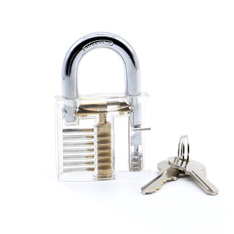 Набор прозрачных замков для тренировок слесарные принадлежности Натяжной ключ