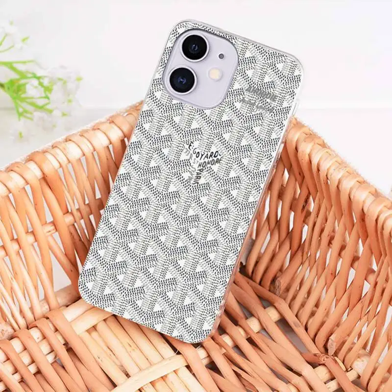 

Luxury France Creative Design Goyard Phone Case coque fundas for iphone 12 11 PRO MAX X XS XR 5S 6S 7 8 PLUS SE 2020