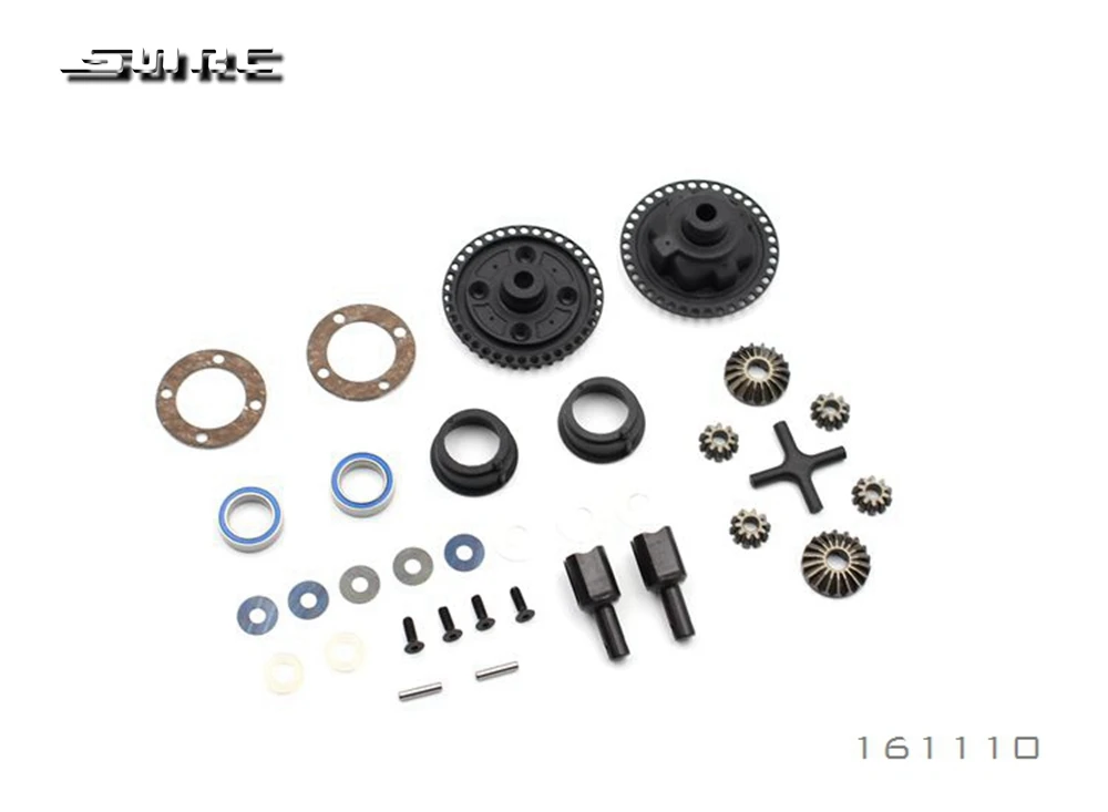 SN-RC 161110 1:10 RCAccessories дополнительный дифференциал-SET-металлическими шестернями и