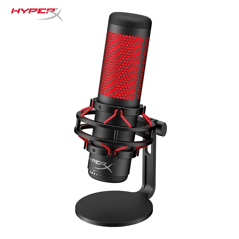 

HyperX QuadCast Game voice microphone Professional live broadcast Mic WFH and Online Education Compatible with Multi-device
